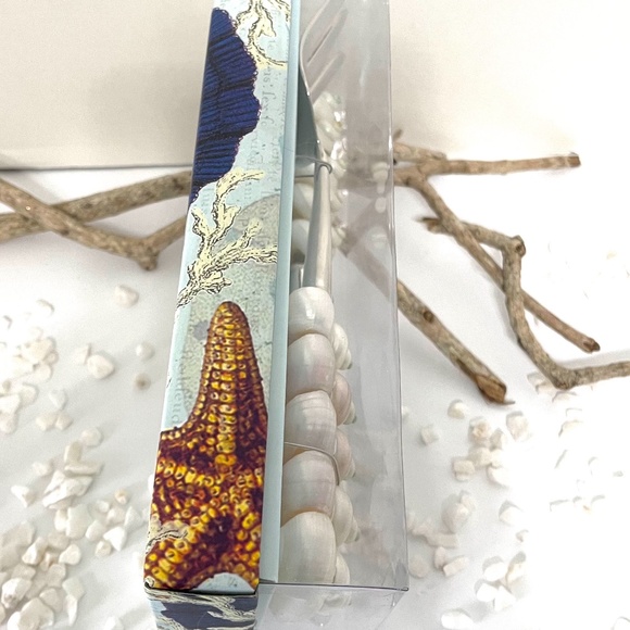 Nautical Seashell serving spoon and fork. - Picture 3 of 4